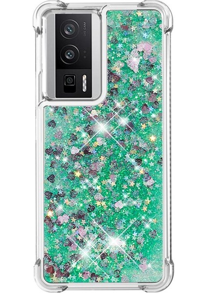 Xiaomi Redmi K60 Darbeye Dayanıklı Quicksand Sıvı Akan Için Telefon Kılıfı (Yurt Dışından) indirimleri