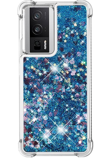 Xiaomi Redmi K60 Darbeye Dayanıklı Quicksand Sıvı Akan Için Telefon Kılıfı (Yurt Dışından) indirimleri