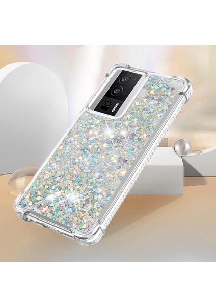 Xiaomi Redmi K60 Darbeye Dayanıklı Quicksand Sıvı Akan Için Telefon Kılıfı (Yurt Dışından) modelleri