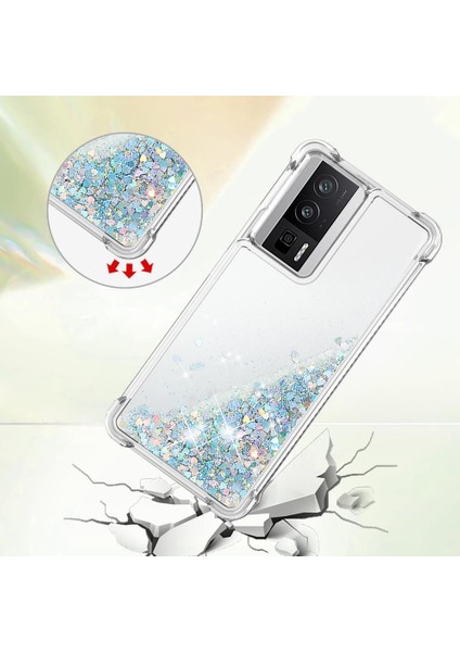 Xiaomi Redmi K60 Darbeye Dayanıklı Quicksand Sıvı Akan Için Telefon Kılıfı (Yurt Dışından) indirimleri