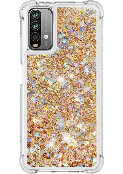 Xiaomi Poco M3 Glitter Sparkle Sevimli Tpu Koruyucu Sıvı Için Telefon Kılıfı (Yurt Dışından) fiyatları