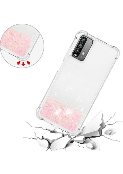 Xiaomi Poco M3 Glitter Sparkle Sevimli Tpu Koruyucu Sıvı Için Telefon Kılıfı (Yurt Dışından) indirimleri