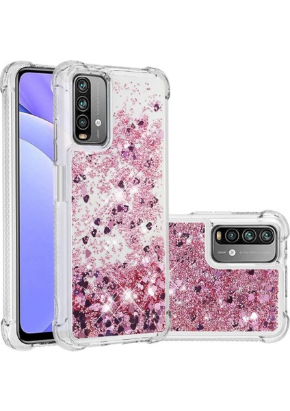 Xiaomi Poco M3 Glitter Sparkle Sevimli Tpu Koruyucu Sıvı Için Telefon Kılıfı (Yurt Dışından) fırsatları