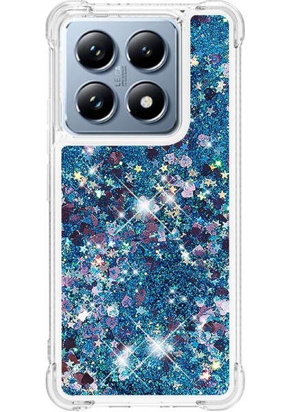 Xiaomi 14T Quicksand Darbeye Dayanıklı Sıvı Akan Tpu Için Telefon Kılıfı (Yurt Dışından) modelleri