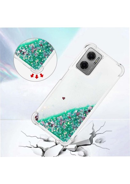 Xiaomi Poco M4 5g Darbeye Glitter Sparkle Sevimli Quicksand Için Telefon Kılıfı (Yurt Dışından) modelleri