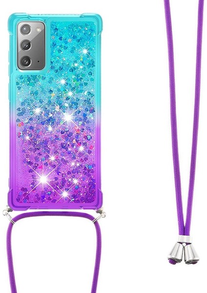 Samsung Galaxy Note 20 Degrade Renk Telefon Kılıfı Için Quicksand Telefon Kılıfı (Yurt Dışından)