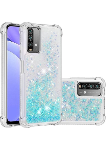 Xiaomi Poco M3 Glitter Sparkle Sevimli Tpu Koruyucu Sıvı Için Telefon Kılıfı (Yurt Dışından) modelleri