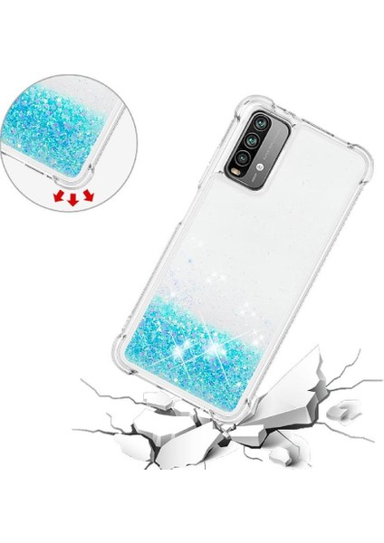 Xiaomi Poco M3 Glitter Sparkle Sevimli Tpu Koruyucu Sıvı Için Telefon Kılıfı (Yurt Dışından) indirimleri