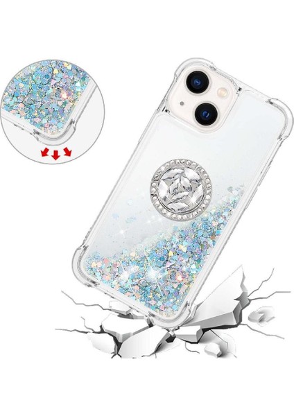 Halka Kickstand Darbeye Koruma Kum ile IPhone 15 Için Telefon Kılıfı (Yurt Dışından) fırsatları