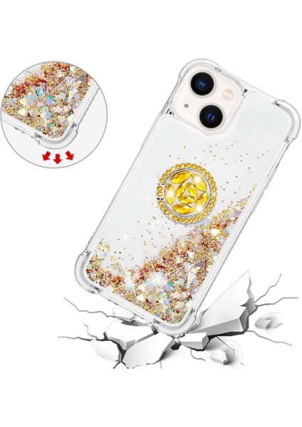 Halka Kickstand Darbeye Dayanıklı Koruma ile IPhone 15 Artı Telefon Kılıfı (Yurt Dışından) indirimleri