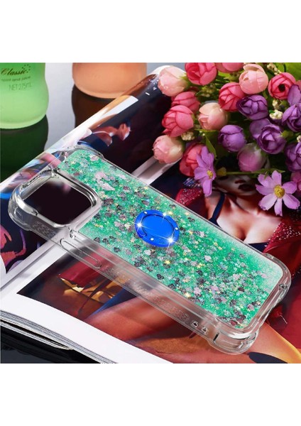 Halka Kickstand Darbeye Dayanıklı Koruma ile IPhone 15 Artı Telefon Kılıfı (Yurt Dışından) fiyatları