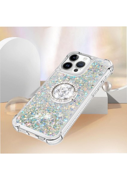 Halka Kickstand Köpüklü IPhone 16 Pro Için Telefon Kılıfı (Yurt Dışından) fırsatları