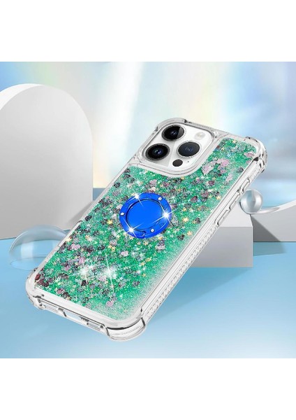 Halka Kickstand Köpüklü IPhone 16 Pro Için Telefon Kılıfı (Yurt Dışından) modelleri