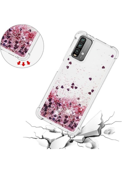 Xiaomi Poco M3 Glitter Sparkle Sevimli Tpu Koruyucu Sıvı Için Telefon Kılıfı (Yurt Dışından) indirimleri