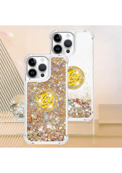 Halka Kickstand Köpüklü IPhone 16 Pro Için Telefon Kılıfı (Yurt Dışından) modelleri