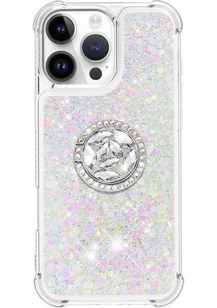 Halka Kickstand Köpüklü IPhone 16 Pro Için Telefon Kılıfı (Yurt Dışından) modelleri