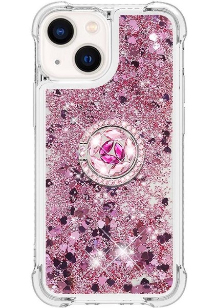 Halka Kickstand Darbeye Koruma Kum ile IPhone 15 Için Telefon Kılıfı (Yurt Dışından) fiyatları