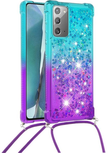 Samsung Galaxy Note 20 Degrade Renk Telefon Kılıfı Için Quicksand Telefon Kılıfı (Yurt Dışından) modelleri