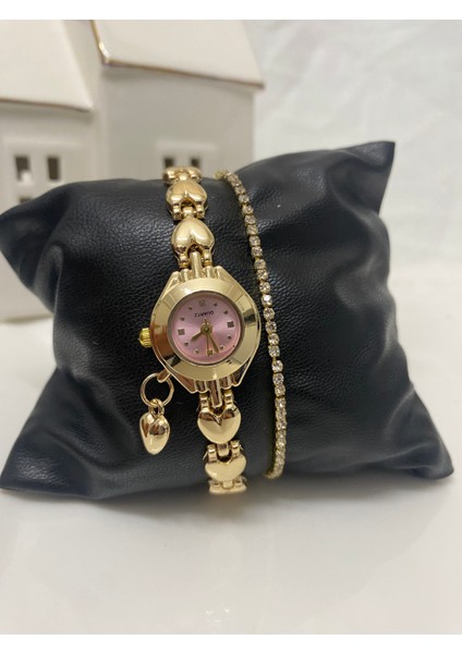 Çelik Saat ve metal taşlı bileklik fiyatları