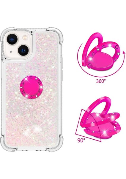 Halka Kickstand Darbeye Koruma Kum ile IPhone 15 Için Telefon Kılıfı (Yurt Dışından) fırsatları