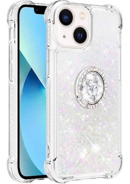 Halka Kickstand Darbeye Koruma Kum ile IPhone 15 Için Telefon Kılıfı (Yurt Dışından) modelleri