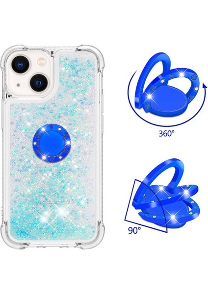 Halka Kickstand Darbeye Dayanıklı Koruma ile IPhone 15 Artı Telefon Kılıfı (Yurt Dışından) indirimleri