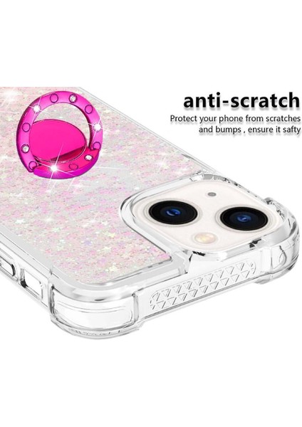 Halka Kickstand Darbeye Dayanıklı Koruma ile IPhone 15 Artı Telefon Kılıfı (Yurt Dışından) indirimleri