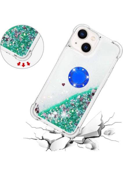 Halka Kickstand Darbeye Dayanıklı Koruma ile IPhone 15 Artı Telefon Kılıfı (Yurt Dışından) fırsatları