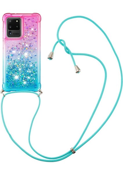 Samsung Galaxy S20 Ultra Ayarlanabilir Boyun Kordon Için Quicksand Telefon Kılıfı (Yurt Dışından) fiyatları