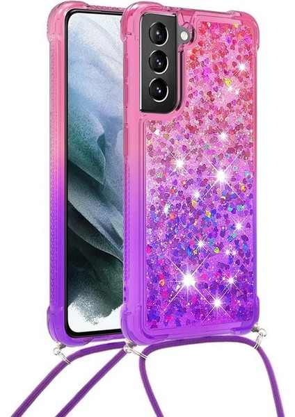 Samsung Galaxy S21 Plus Ayarlanabilir Boyun Kordon Için Quicksand Telefon Kılıfı (Yurt Dışından) modelleri