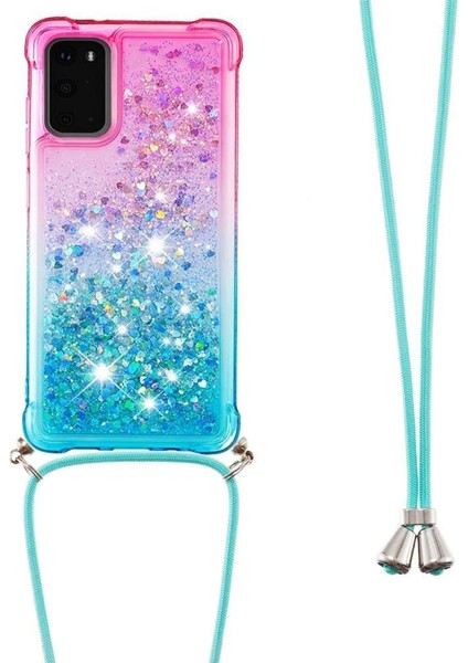 Samsung Galaxy S20 Degrade Renk Telefon Kılıfı Boyun Için Quicksand Telefon Kılıfı (Yurt Dışından) fiyatları