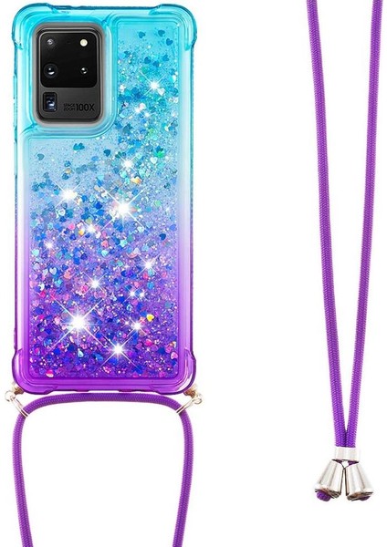 Samsung Galaxy S20 Ultra Ayarlanabilir Boyun Kordon Için Quicksand Telefon Kılıfı (Yurt Dışından) fiyatları