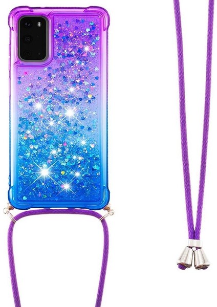 Samsung Galaxy S20 Degrade Renk Telefon Kılıfı Boyun Için Quicksand Telefon Kılıfı (Yurt Dışından) fiyatları