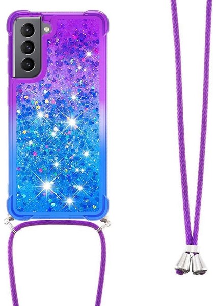 Ayrılıkçı Emniyet Klipsi ile Samsung Galaxy S21 5g Için Quicksand Telefon Kılıfı (Yurt Dışından)