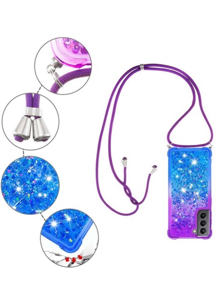 Ayrılıkçı Emniyet Klipsi ile Samsung Galaxy S21 5g Için Quicksand Telefon Kılıfı (Yurt Dışından) modelleri