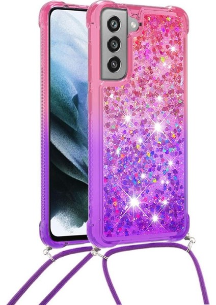 Samsung Galaxy S21 Fe Ayarlanabilir Boyun Kordon Için Quicksand Telefon Kılıfı (Yurt Dışından) fırsatları