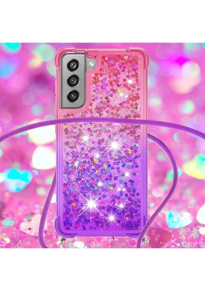 Samsung Galaxy S21 Fe Ayarlanabilir Boyun Kordon Için Quicksand Telefon Kılıfı (Yurt Dışından) indirimleri