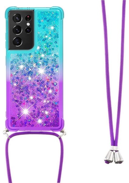 Samsung Galaxy S21 Ultra Degrade Renkli Telefon Için Quicksand Telefon Kılıfı (Yurt Dışından) fiyatları