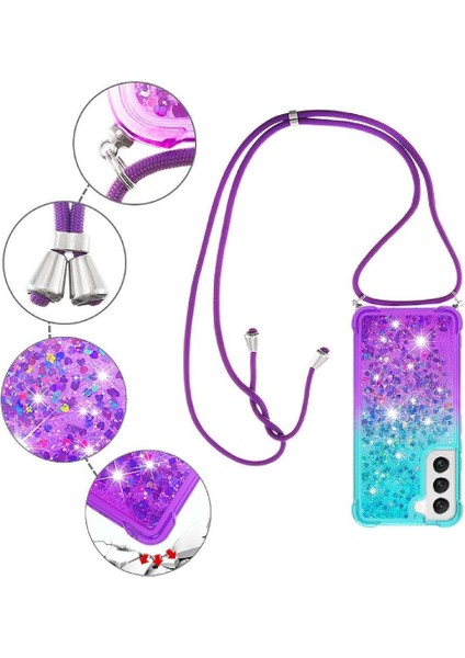 Ayrılıkçı Emniyet Klipsi ile Samsung Galaxy S22 Için Quicksand Telefon Kılıfı (Yurt Dışından) modelleri