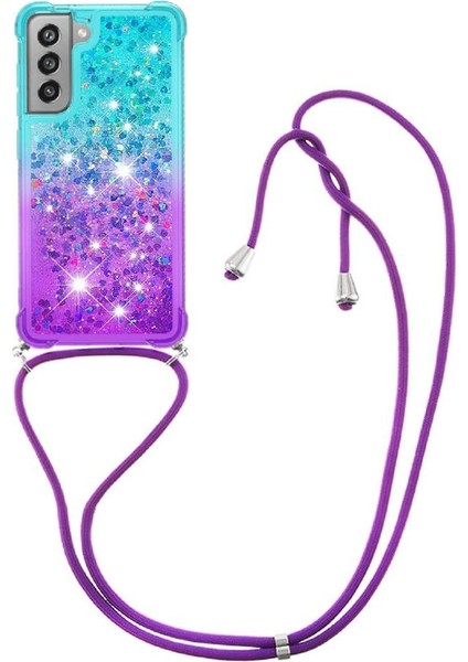 Samsung Galaxy S21 Fe Ayarlanabilir Boyun Kordon Için Quicksand Telefon Kılıfı (Yurt Dışından)