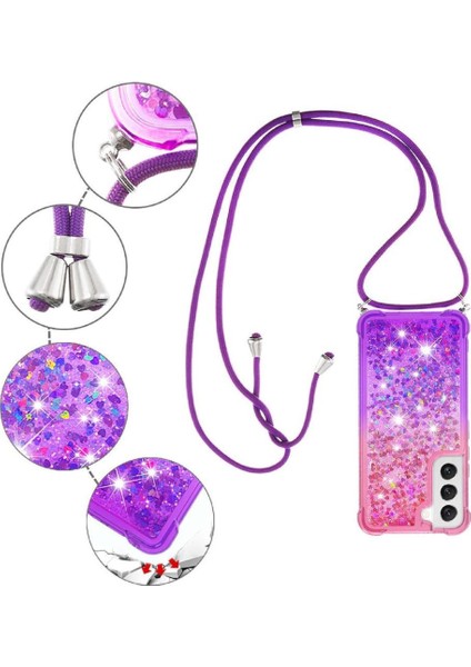 Samsung Galaxy S22 Plus Degrade Renk Telefon Kılıfı Için Quicksand Telefon Kılıfı (Yurt Dışından) modelleri