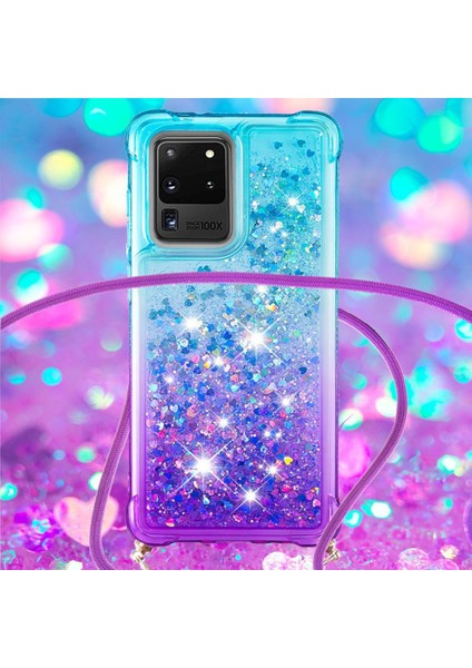 Samsung Galaxy S20 Ultra Ayarlanabilir Boyun Kordon Için Quicksand Telefon Kılıfı (Yurt Dışından) indirimleri