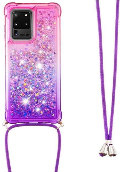 Samsung Galaxy S20 Ultra Ayarlanabilir Boyun Kordon Için Quicksand Telefon Kılıfı (Yurt Dışından) modelleri