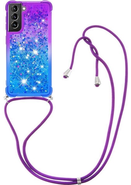 Samsung Galaxy S21 Plus Ayarlanabilir Boyun Kordon Için Quicksand Telefon Kılıfı (Yurt Dışından) fiyatları