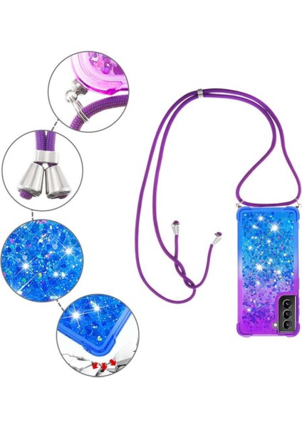 Samsung Galaxy S21 Plus Ayarlanabilir Boyun Kordon Için Quicksand Telefon Kılıfı (Yurt Dışından) modelleri