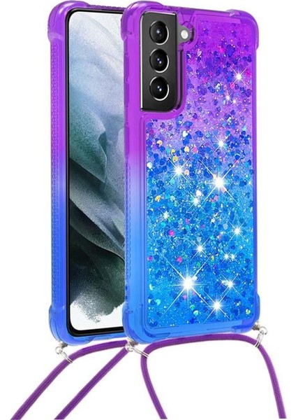 Samsung Galaxy S21 Plus Ayarlanabilir Boyun Kordon Için Quicksand Telefon Kılıfı (Yurt Dışından) fırsatları