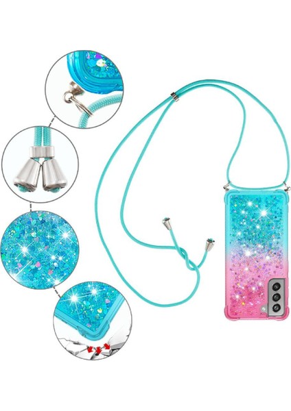 Samsung Galaxy S21 Fe Ayarlanabilir Boyun Kordon Için Quicksand Telefon Kılıfı (Yurt Dışından) modelleri