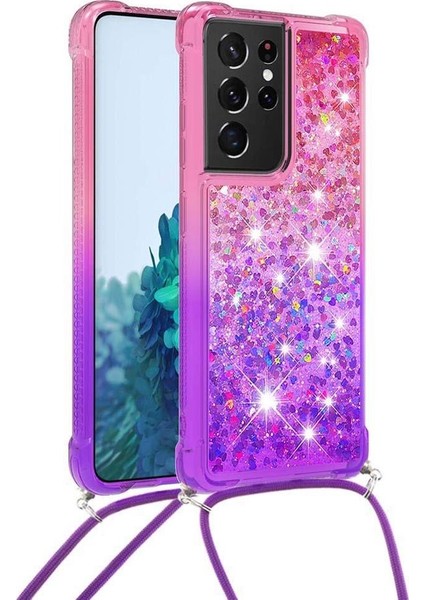 Samsung Galaxy S21 Ultra Degrade Renkli Telefon Için Quicksand Telefon Kılıfı (Yurt Dışından) fiyatları