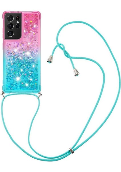 Samsung Galaxy S21 Ultra Degrade Renkli Telefon Için Quicksand Telefon Kılıfı (Yurt Dışından) fiyatları