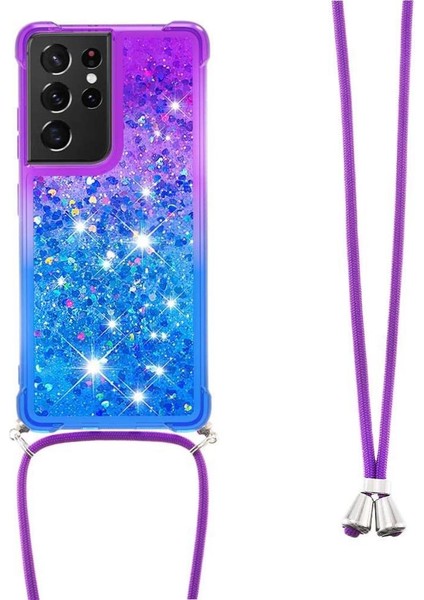 Samsung Galaxy S21 Ultra Degrade Renkli Telefon Için Quicksand Telefon Kılıfı (Yurt Dışından) fiyatları